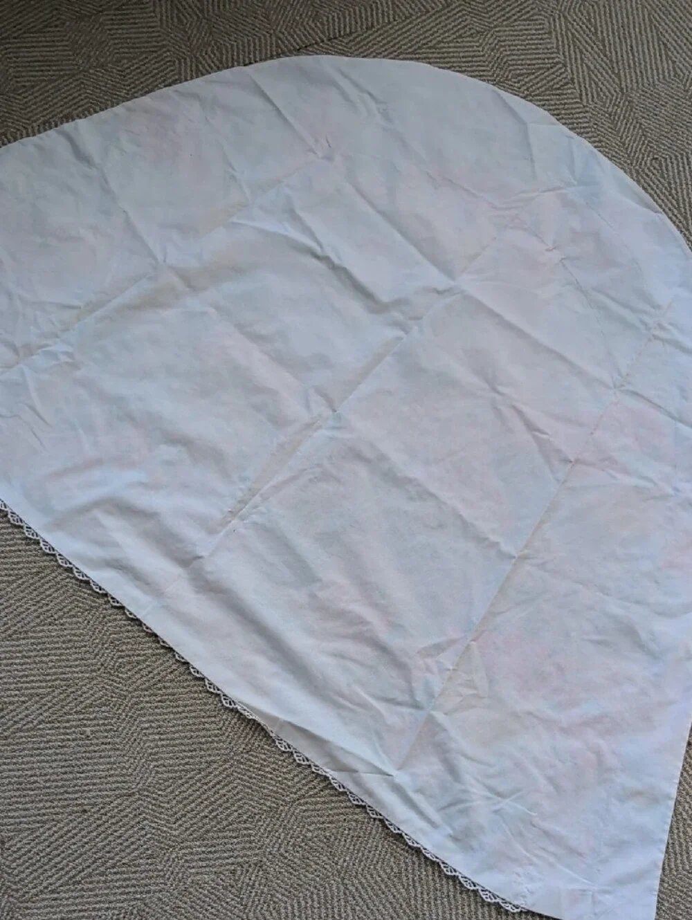 Vintage 80s Cotton Pastel Monet Floral Watercolor Curtains Panels & Valance Set